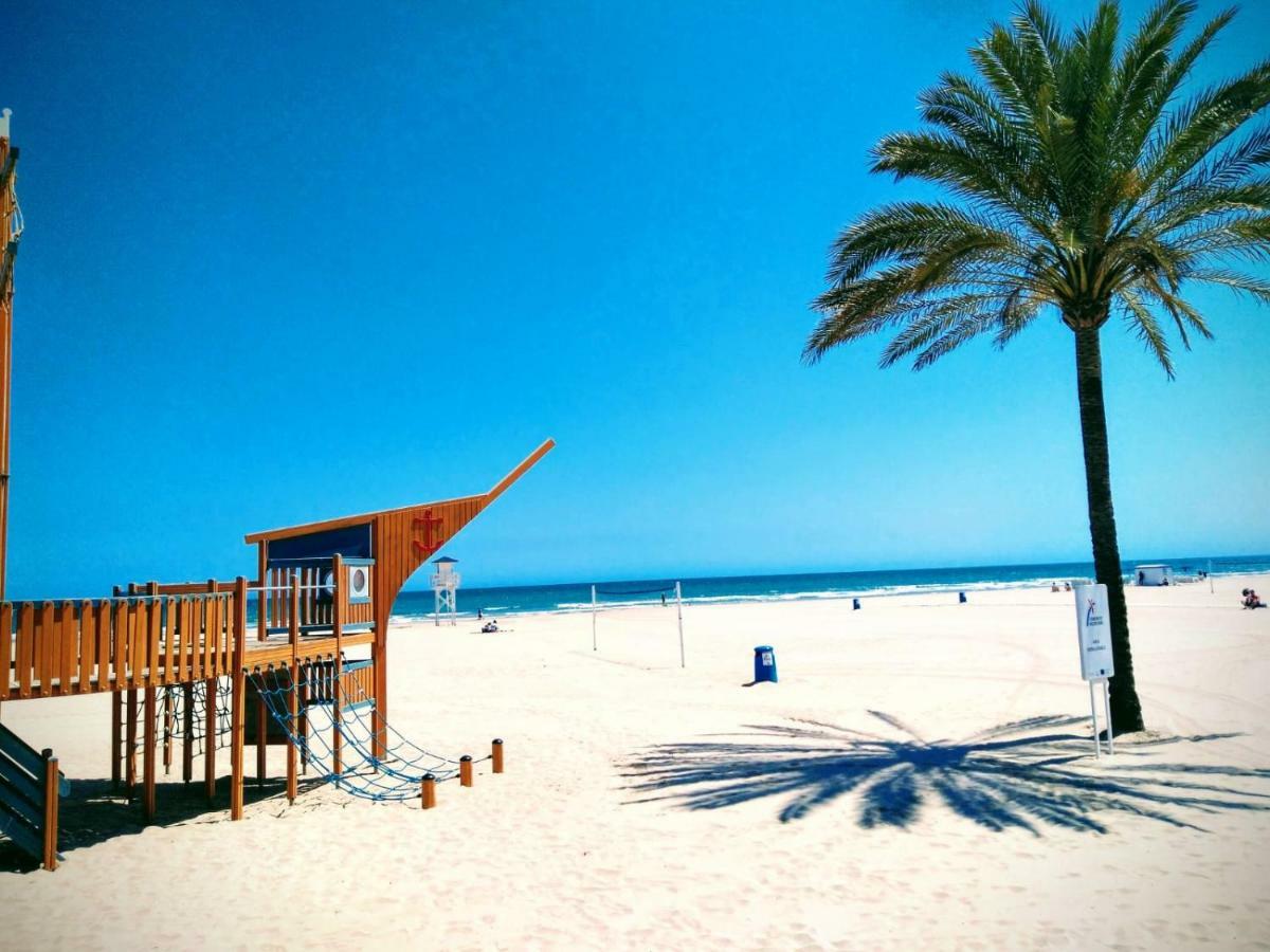 Apartamento Deluxe - 2 Linea de Playa Gandía Exterior foto